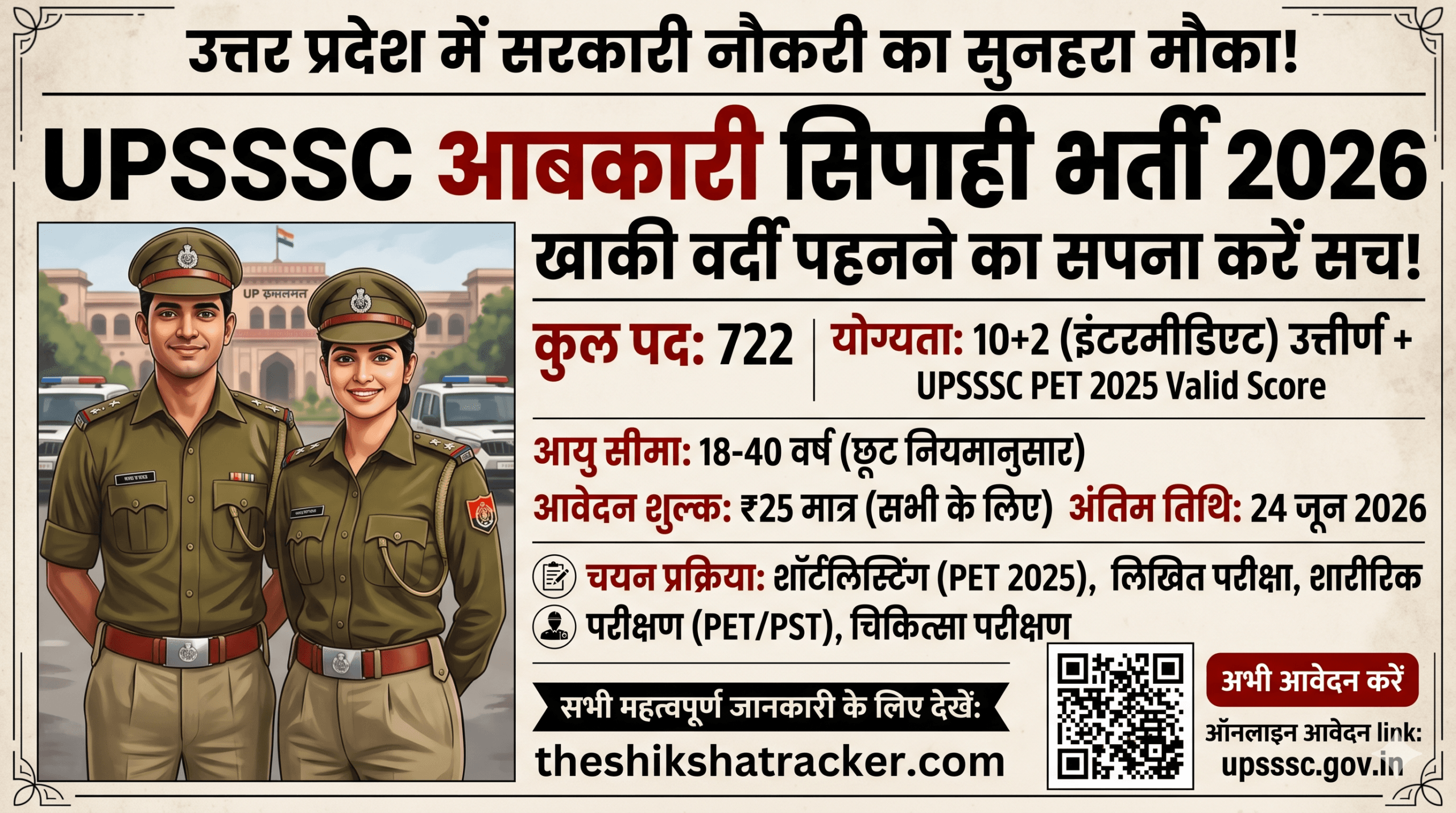 UPSSSC Excise Constable Recruitment 2026