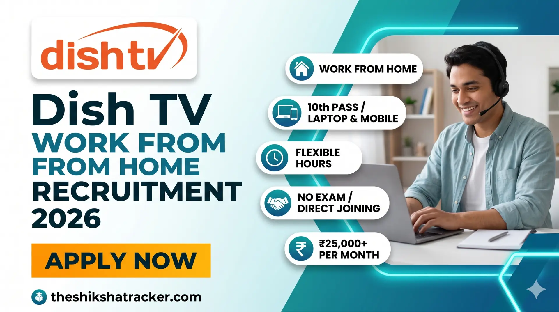 Dish TV Work From Home Recruitment 2026