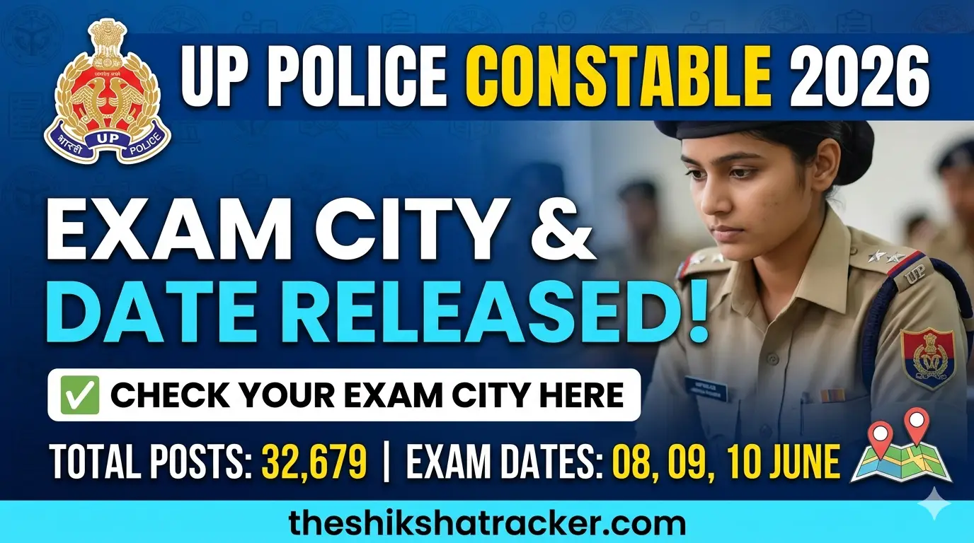 UP Police Constable Exam City Details 2026