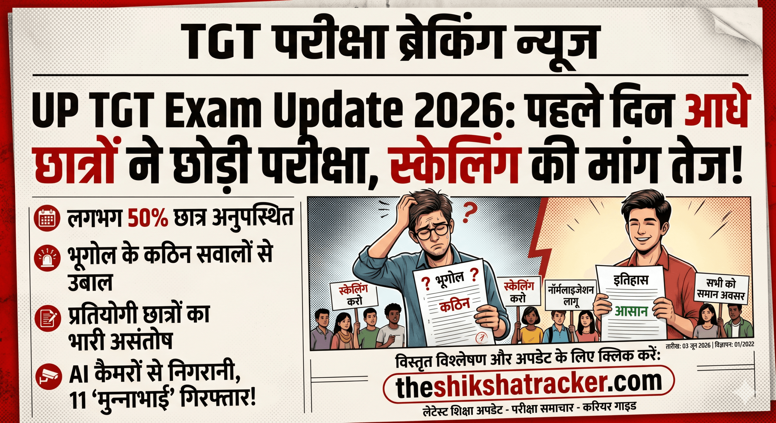 UP TGT Exam Update 2026