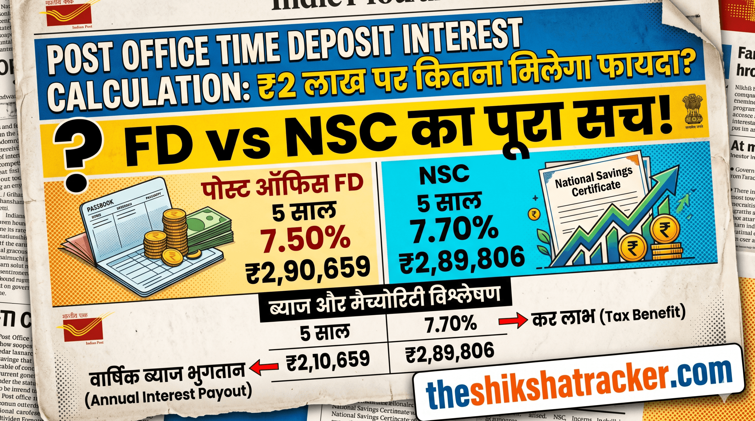 Post Office Time Deposit Interest Calculation
